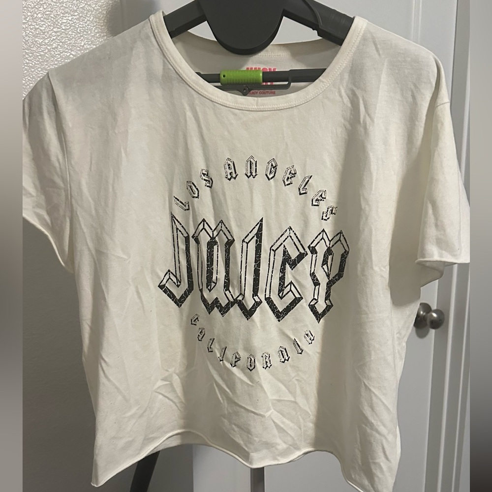 Juicy Couture Cream Graphic Tee